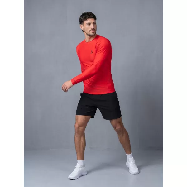  Hochwertiges funktionelles Kompressions-T-Shirt für Herren ALTISPORT VOJ/ALM000TR03 ROT 