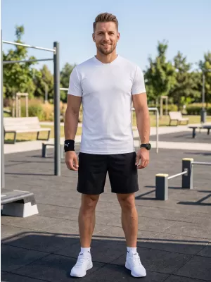 Funktions-T-Shirt für Herren ALTISPORT NoPrint NP/ALM421 WEIß