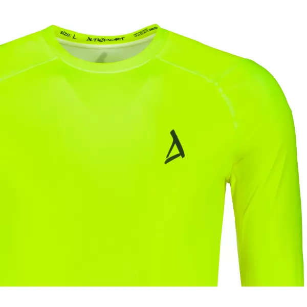  Hochwertiges funktionelles Kompressions-T-Shirt für Herren ALTISPORT VOJ/ALM000TR03 NEON GELB 