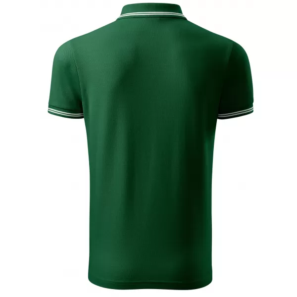 Herren-T-Shirt mit Kragen ALTISPORT NoPrint NP/ALM912 DUNKELGRÜN 