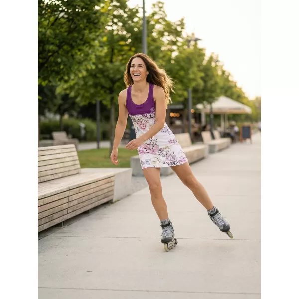  Funktionswestenkleid für Damen ALTISPORT VOJ/ALW008SAT01 BURGUND 