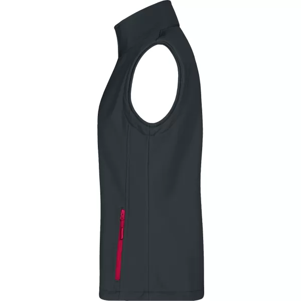  Softshellweste für Damen ALTISPORT NoPrint NP/ALW7211NJ EISENGRAU/ROT 