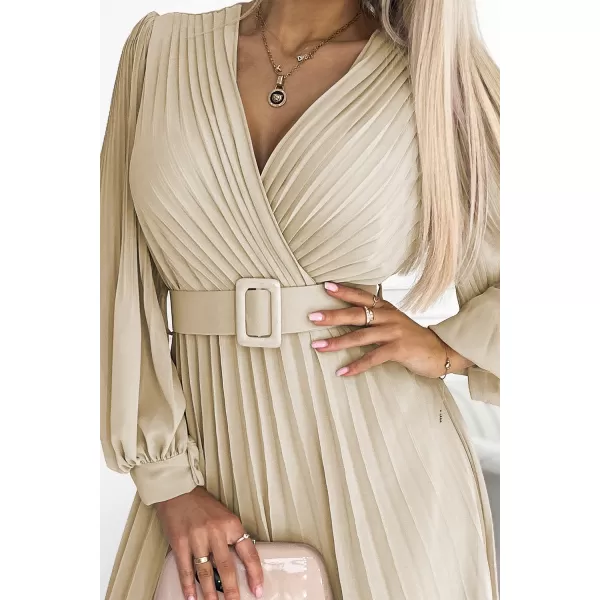  Kleid NUMOCO KLARA 414-8 BEIGE 