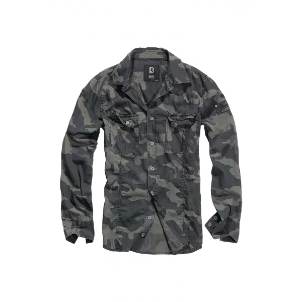  Hemd BRANDIT SLIM WORKER BD4005 DARKCAMO 