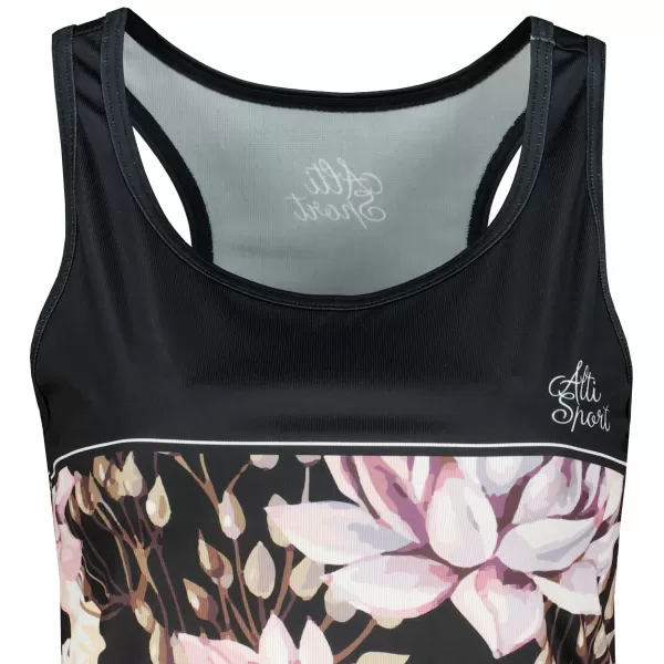  Funktionswestenkleid für Damen ALTISPORT VOJ/ALW008SAT01 SCHWARZ 