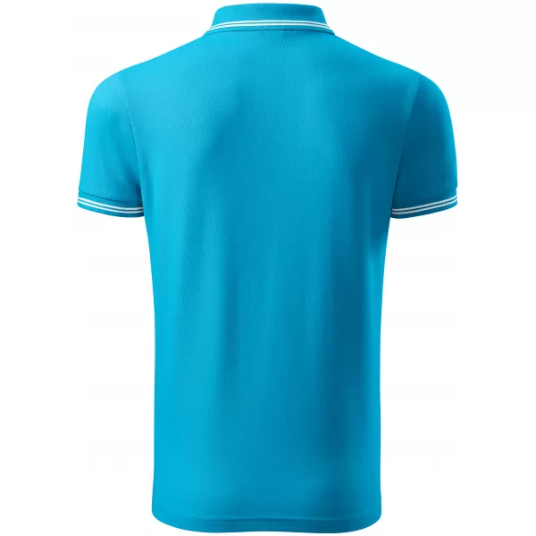  Herren-T-Shirt mit Kragen ALTISPORT NoPrint NP/ALM912 TÜRKIS 