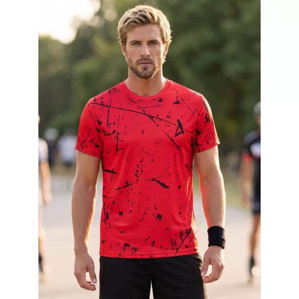  Funktionelles Premium-T-Shirt für Herren ALTISPORT VOJ/ALM034TR01 ROT 