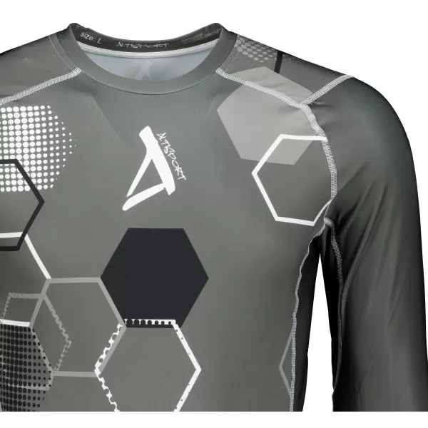  Hochwertiges funktionelles Kompressions-T-Shirt für Herren ALTISPORT VOJ/ALM037TR03 GRAU 