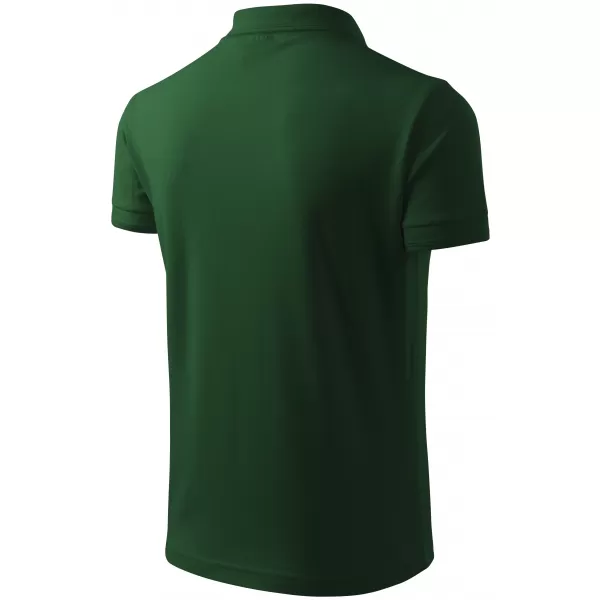  Herren-T-Shirt mit Kragen ALTISPORT NoPrint NP/ALM302 FLASCHENGRÜN 