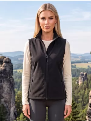 Softshellweste für Damen ALTISPORT NoPrint NP/ALW7211NJ SCHWARZ SCHWARZ