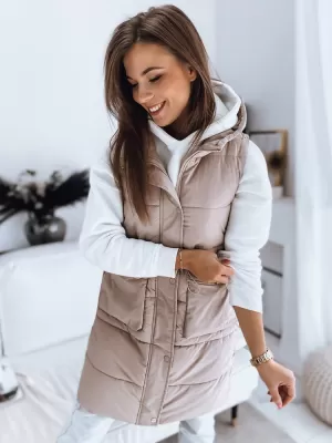 Weste DSTREET LADISA TY3289 KARAMELL