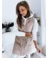 Weste DSTREET LADISA TY3289 KARAMELL