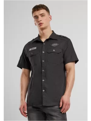 Hemd BRANDIT LUIS VINTAGE BD4033 SCHWARZ