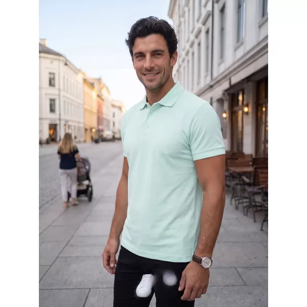  Herren-T-Shirt mit Kragen ALTISPORT NoPrint NP/ALM302 FROST 