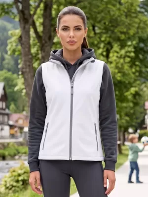 Softshellweste für Damen ALTISPORT NoPrint NP/ALW7211NJ WEISS WEISS