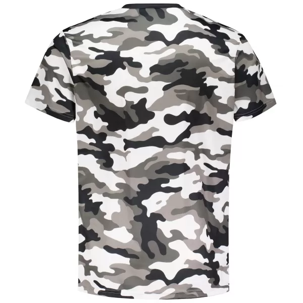  Funktionelles Premium-T-Shirt für Herren ALTISPORT VOJ/ALM038TR01 SCHWARZ UND WEIß 