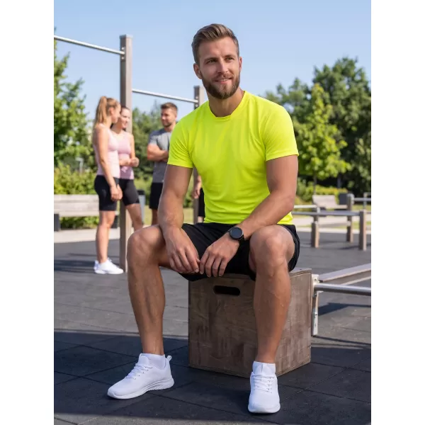  Funktions-T-Shirt für Herren ALTISPORT NoPrint NP/ALM421 NEON GELB 