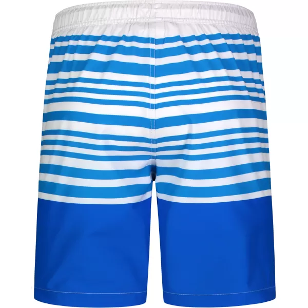  Badeshorts für Herren NORDBLANC ATLANTIC NBSPM8020 BÍLOMODRÁ WEIß BLAU 