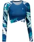 Hochwertiges Funktions-Crop-Top mit langen Ärmeln für Damen ALTISPORT VOJ/ALW039TR04 GEWOHNHEITEN