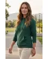 Damen-Sweatshirt ALTISPORT NoPrint NP/ALW579NJ DUNKELGRÜN