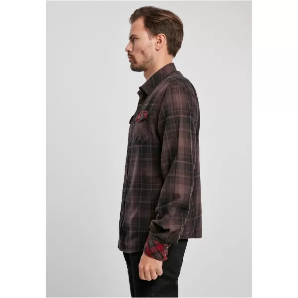  Hemd BRANDIT DUNCAN CHECKED BD4016 BRAUN 