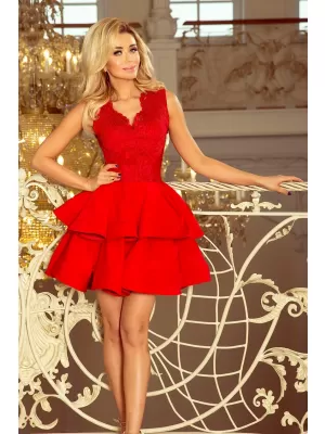 Kleid NUMOCO CHARLOTTE 200-4 ROT