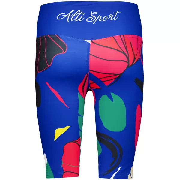  Hochwertige Damen-Funktionsleggings oberhalb des Knies ALTISPORT VOJ/ALW042LEG02 BLAU 