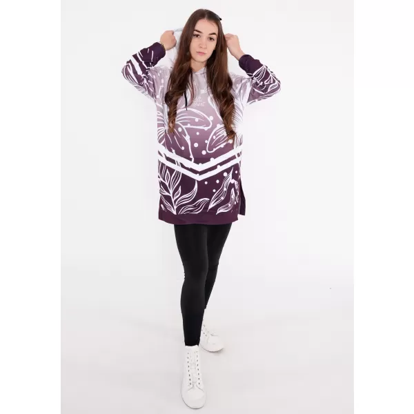  Hochwertiges Funktions-Sweatshirt für Damen ALTISPORT VOJ/ALW045MI03 LILA/WEIß 