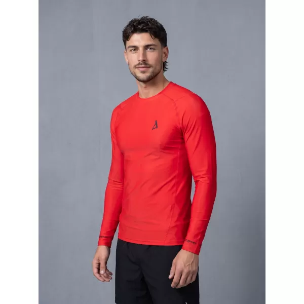  Hochwertiges funktionelles Kompressions-T-Shirt für Herren ALTISPORT VOJ/ALM000TR03 ROT 