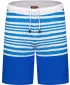 Badeshorts für Herren NORDBLANC ATLANTIC NBSPM8020 BÍLOMODRÁ WEIß BLAU