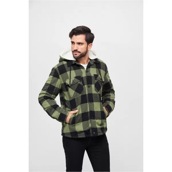  Jacke BRANDIT LUMBER BD3172 SCHWARZ/OLIVE 