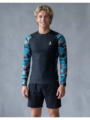 Funktionelle Kompression von Männern t -Shirt Premium ALTISPORT VOJ/ALM038TR03 KEROSIN/SCHWARZ