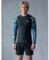Funktionelle Kompression von Männern t -Shirt Premium ALTISPORT VOJ/ALM038TR03 KEROSIN/SCHWARZ