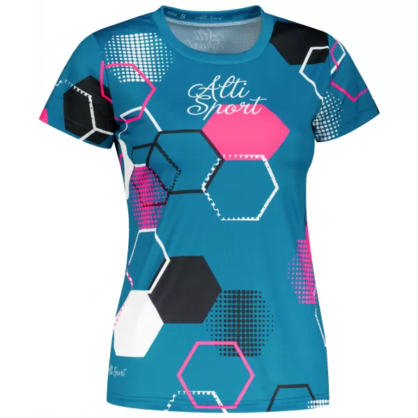  Hochwertiges Funktions-T-Shirt für Damen ALTISPORT VOJ/ALW037TR01 KEROSIN/ROSA 