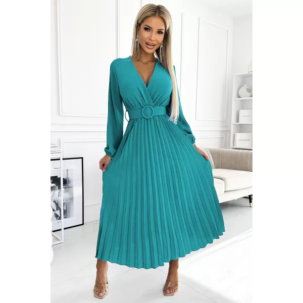  Kleid NUMOCO VIVIANA 504-6 BLAU 