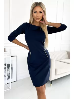 Kleid NUMOCO MARY 420-4 BLAU