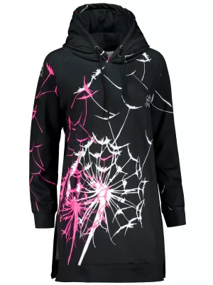 Hochwertiges Funktions-Sweatshirt für Damen ALTISPORT VOJ/ALW035MI03 SCHWARZ/ROSA