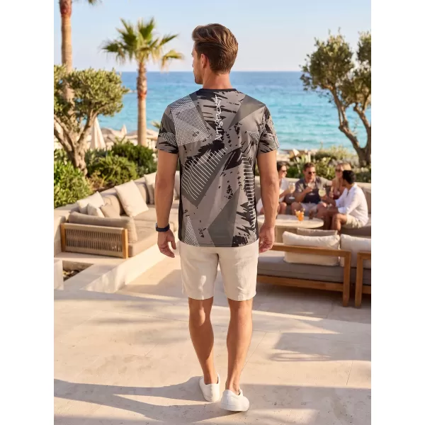  Funktionelles Premium-T-Shirt für Herren ALTISPORT VOJ/ALM044TR01 SCHWARZ UND WEIß 