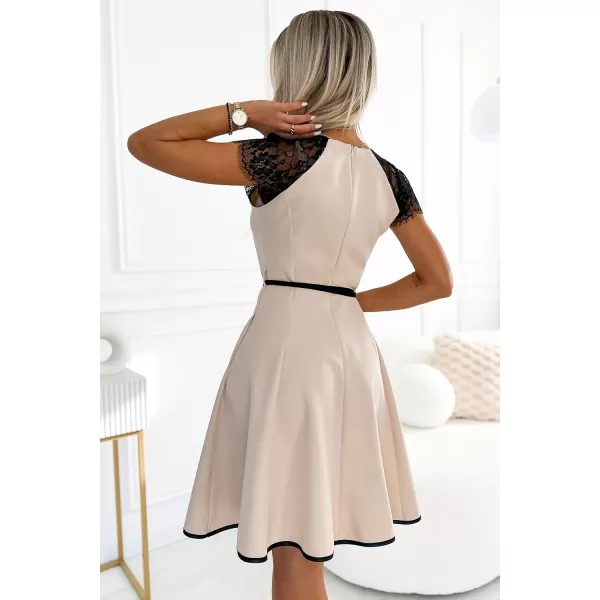  Kleid NUMOCO SILVIA 254-3 BEIGE 