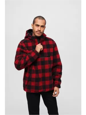 Herren -Sweatshirt BRANDIT BD5023 ROT/SCHWARZ