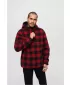 Herren -Sweatshirt BRANDIT BD5023 ROT/SCHWARZ