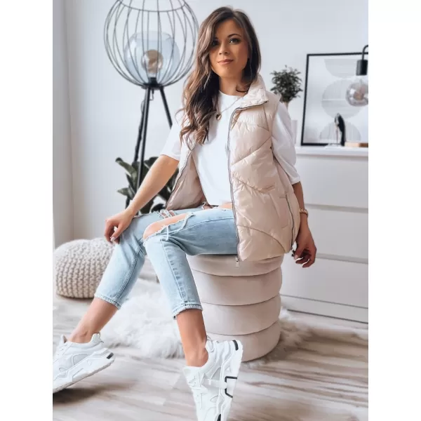  Damen DSTREET HOLO Weste TY3476 BEIGE Dstreet1 