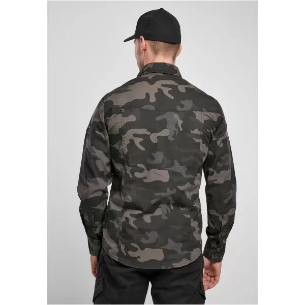  Hemd BRANDIT SLIM WORKER BD4005 DARKCAMO 