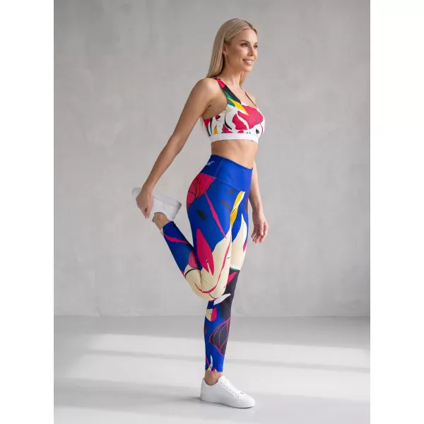  Lange Premium-Funktionsleggings für Damen ALTISPORT VOJ/ALW042LEG01 BLAU 
