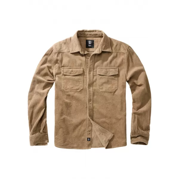  Hemd BRANDIT CORDUROY CLASSIC BD4035 KAMEL 