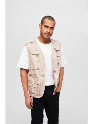 Weste BRANDIT BD4025 BEIGE