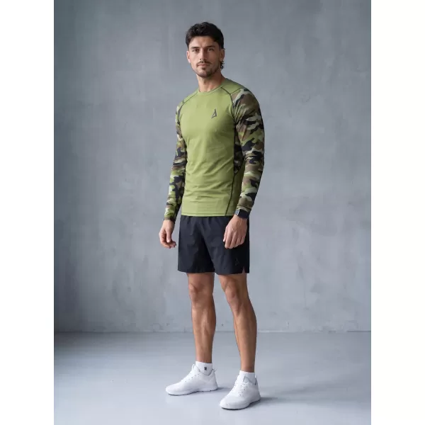  Funktionelle Kompression von Männern t -Shirt Premium ALTISPORT VOJ/ALM038TR03 GRÜN/KHAKI 