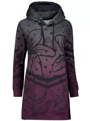 Hochwertiges Funktions-Sweatshirt für Damen ALTISPORT VOJ/ALW045MI03 LILA/SCHWARZ