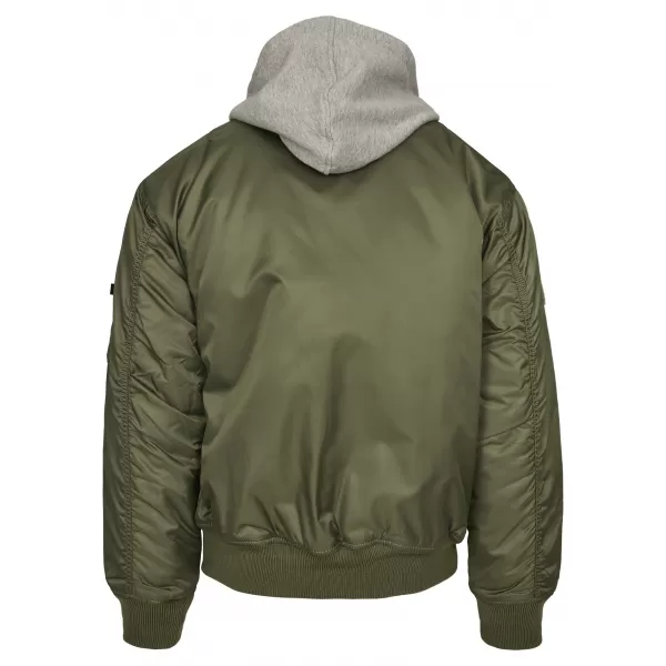  Jacke BRANDIT HOODED MA BD3150 OLIVEN/GRAU 