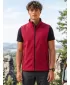 Herren-Softshellweste ALTISPORT NoPrint NP/ALM8211NJ ROT SCHWARZ